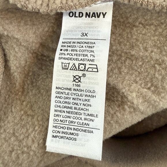 Old Navy chocolate malted High-Waisted Fleece-Lined Fashion Flare Leggings - Picture 11 of 14